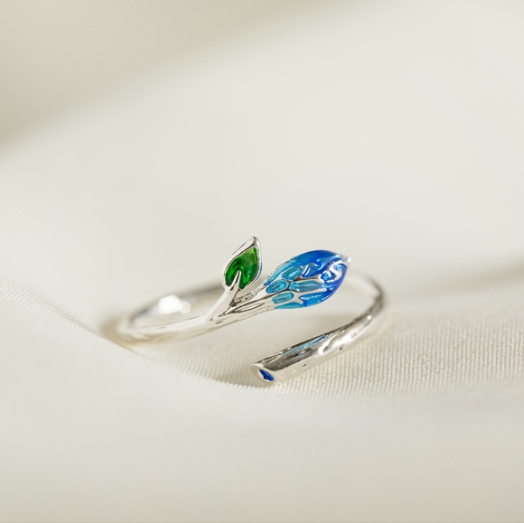 Bohemian Floral Ring (S925) - Picture 3 of 7